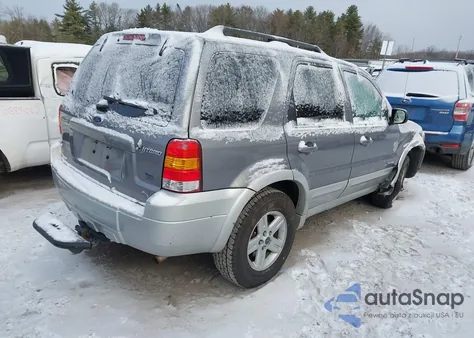 2007 Ford Escape Hybrid из США, поврежденный, VIN 1FMCU59HX7KA24470